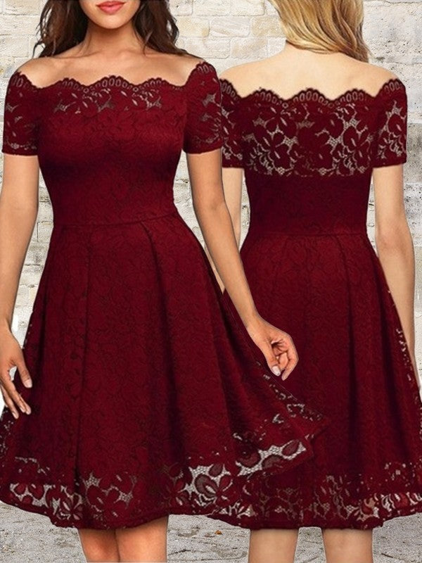 A-Line/Princess Strapless Layered Ruffle Tulle Mini Dresses Short Semi Formal Dresses