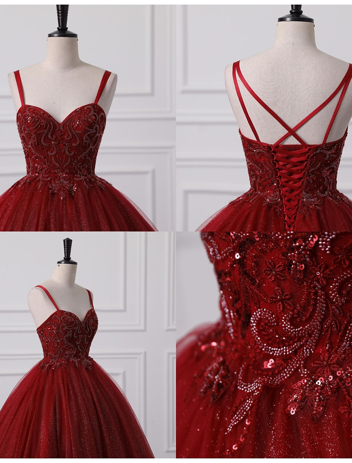 Ball Gown Prom Dresses Princess Dress Graduation Floor Length Sleevele