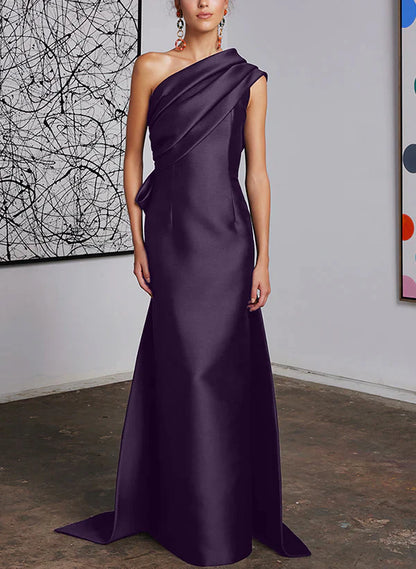 Tight fit/straight shoulder mother of the bride dress