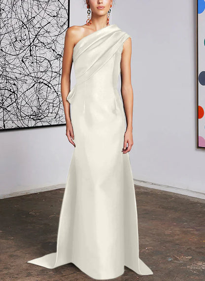 Tight fit/straight shoulder mother of the bride dress