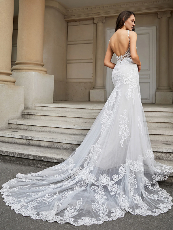Lace Fish Tail Wedding Dress